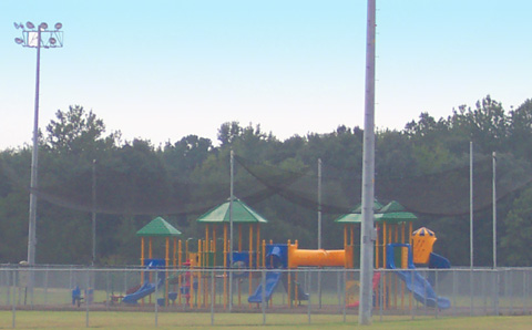 Hendrix Park's new playground equipment